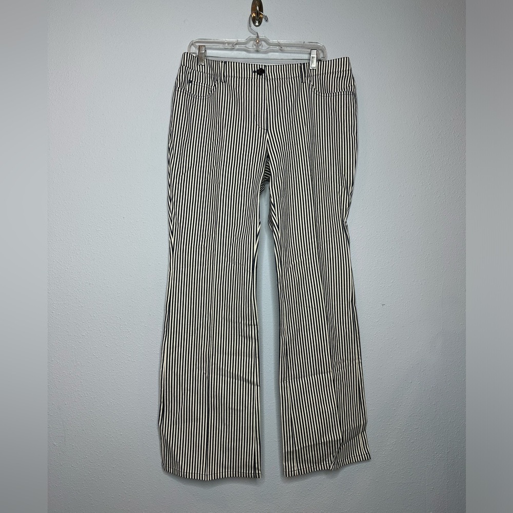 Akris punto striped dress pants size 12 excellent condition